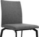 Armen Living Lyon 2-Piece Black/Gray Dining Side Chair Set-4