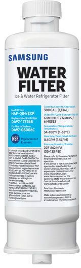 Samsung Refrigerator Water Filter