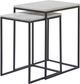 Renwil® Chalmers Set of 2 White Marble Nesting Tables-1
