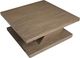 Magnussen Home® Lansbury Antique Wheat Square Cocktail Table with Casters-3