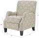 Olliix by Madison Park Beige Multi Hoffman Push Back Recliner-4