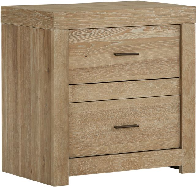 aspenhome® Modern Loft Modern Khaki 2-Drawer Nightstand-0