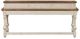 Liberty Furniture Morgan Creek Wirebrushed Tobacca Console Bar Table with Antique White Base-2
