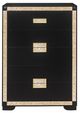 Global Furniture USA Blake 5-Piece Black/Gold Queen Bedroom Set-4