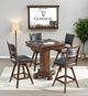 ECI Furniture Licensed Black/Warm Walnut Guinness Armless Barstool-2