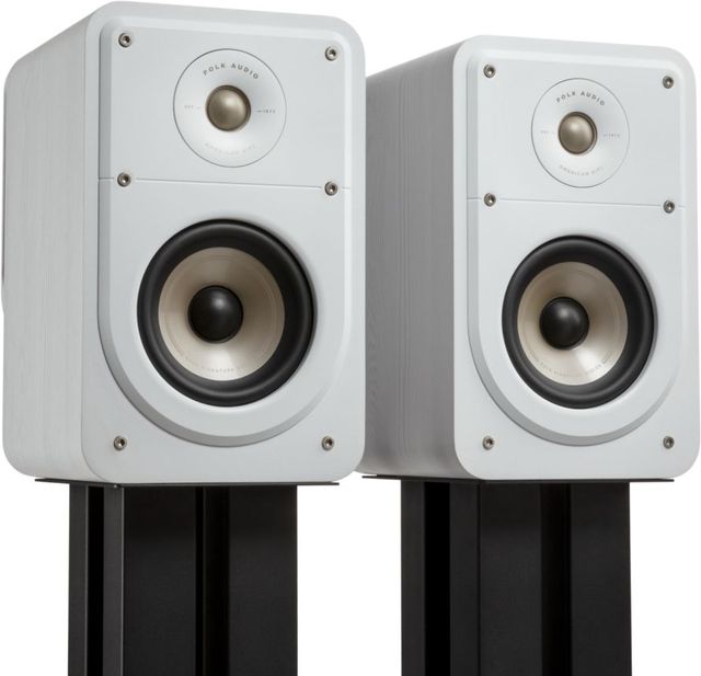 Polk Audio® Signature Elite White Bookshelf Speaker-0
