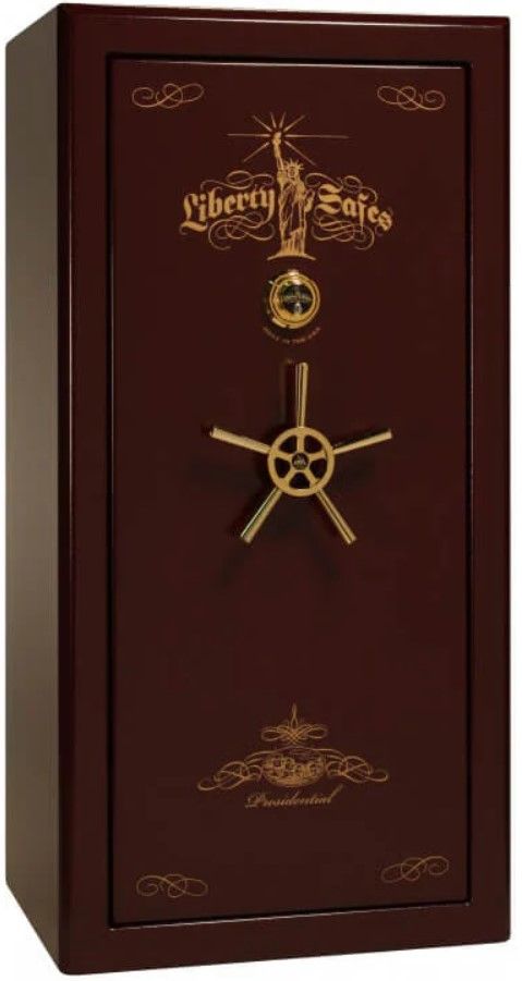 Liberty Safe Presidential Burgundy Gloss 25 Mechanical Lock Gun Safe-0