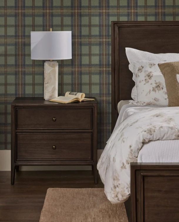 Modus Furniture Carlisle Pecan Pie 2-Drawer Nightstand-1