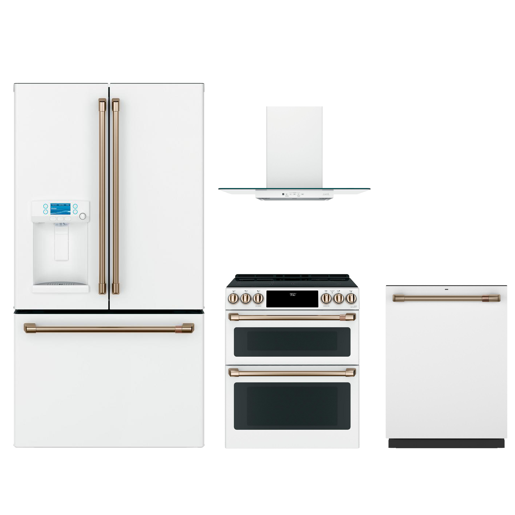 Café™ 4 Piece Kitchen Package-Matte White Doyon's Appliance