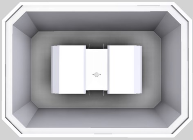 Vent-A-Hood® Designer Series 42" White Island Range Hood-2