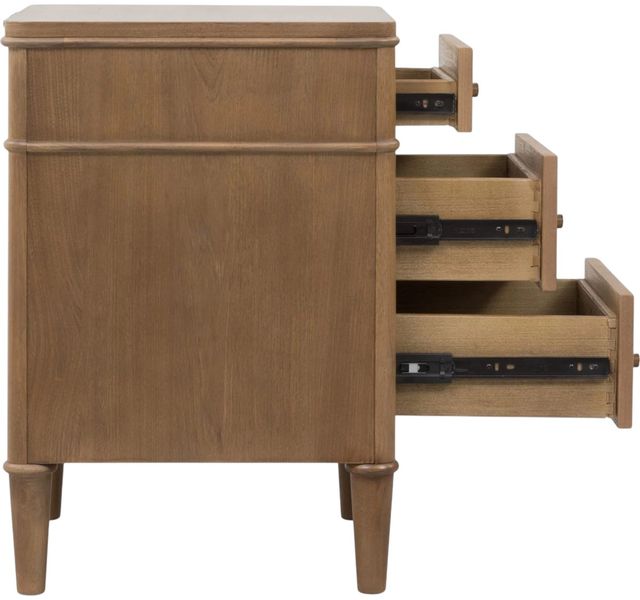 Modus Furniture Whitmore Claystone 3-Drawer Nightstand-3