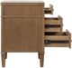 Modus Furniture Whitmore Claystone 3-Drawer Nightstand-3