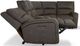 Flexsteel® Nirvana Grey Power Reclining Sectional with Power Headrests-3