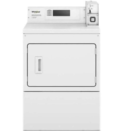 Whirlpool® Commercial 7.4 Cu. Ft. White Commercial Vented Electric Dryer-0