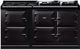 AGA™ eR7 160 Classic Cast Iron 63" Gloss Black Pro Style Dual Fuel Range-0