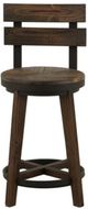 International Furniture Direct Dutton Brown Bar Stool-2