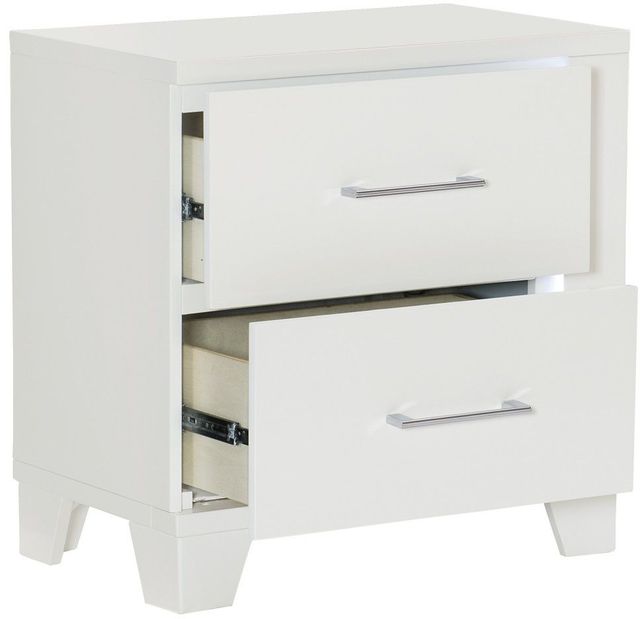 Mazin Furniture Kerren White Nightstand-2