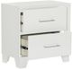Mazin Furniture Kerren White Nightstand-2