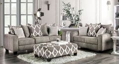 Furniture of America® Basie 2 Pieces Gray Loveseat and Sofa