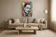 Classy Living Expressive Graffiti Pop Art Surrealism Portrait Wall Art-1