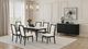 Furniture of America® Maidstone 7-Piece Black/White Dining Table Set-1
