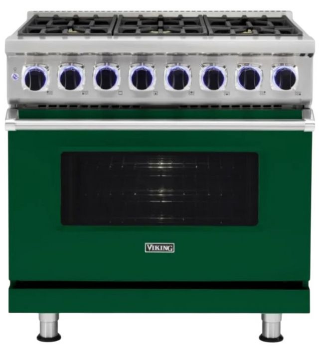 Viking® 7 Series 36" Ivy Pro Style Dual Fuel Liquid Propane Gas Range