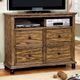 Furniture of America® Mcville Dark Oak Media Chest-1