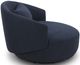 Liberty Furniture Haley Midnight Upholstered Swivel Cuddler Chair-3