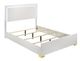 Coaster® Marceline White Eastern King Panel Bed-1