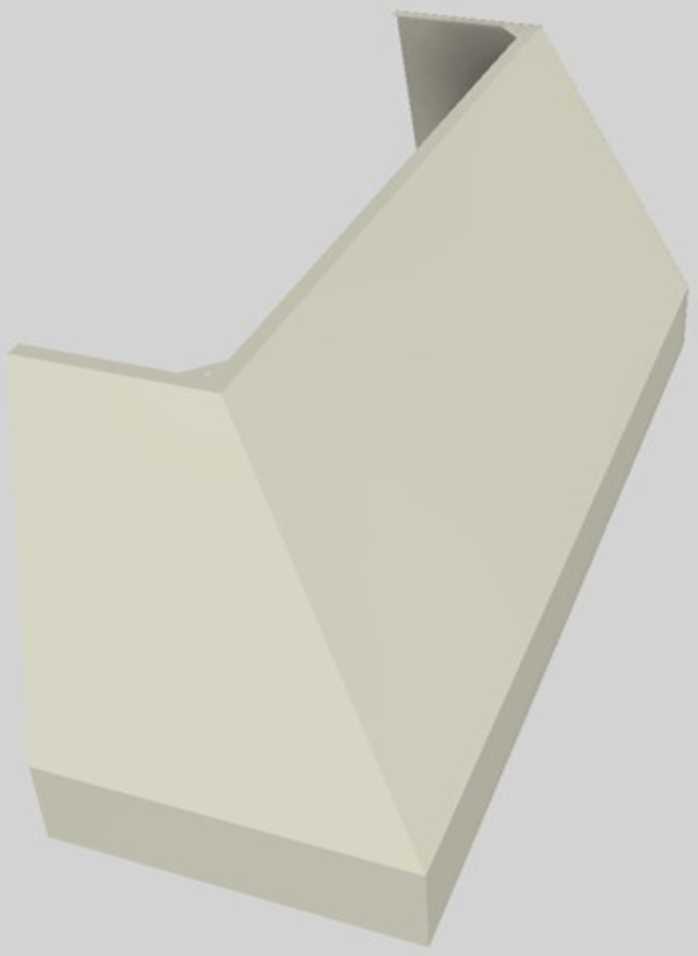 Vent-A-Hood® Designer Series 66" Biscuit Wall Mounted Range Hood-2