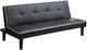 Coaster® Katrina Black Tufted Upholstered Sofa Bed-1
