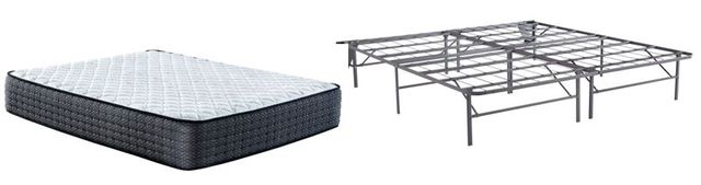 Sierra Sleep® by Ashley® Limited Edition 3-Piece Hybrid and Better than a Boxspring Foundation King Mattress Set-0