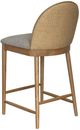 Nest Home Collections Gracie Anew Gray/Natural/Rattan Counter Stool-2