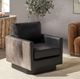 Classic Home Lathe Rustic Shadow Accent Chair-1