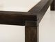 International Furniture Direct Rarámuri Stained Dark Queen Platform Bed Footboard with Rails-4