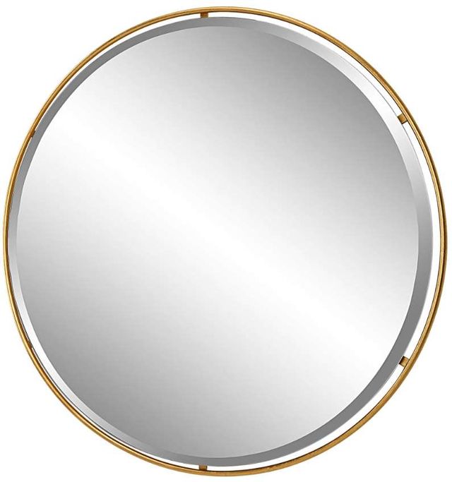 Uttermost® Canillo Gold Round Mirror-2