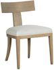VIG Furniture Modrest Fabien 2-Piece Beige Linen and Wood Dining Chair Set-0