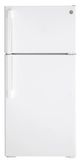 GE® 28" 15.6 Cu. Ft. ENERGY STAR® Right Swing White Top Freezer Refrigerator-0