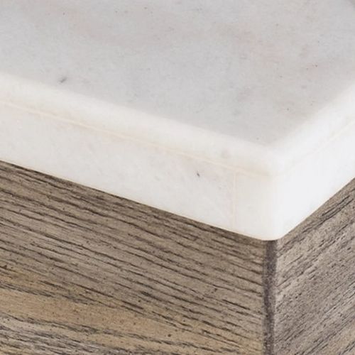 Signature Design by Ashley® Loyaska Ivory Sofa Table with Brown Base -5