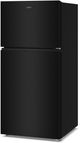 Whirlpool® 30" 19.3 Cu. Ft. Black Top Freezer Refrigerator with Total Coverage Cooling-2