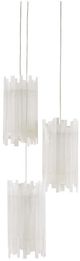 Currey & Company Escenia Natural/Painted Silver Multi-Drop Pendant Lighting-1