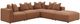 Coaster® Jennifer 6-Piece Terracota L-Shape Sectional-3