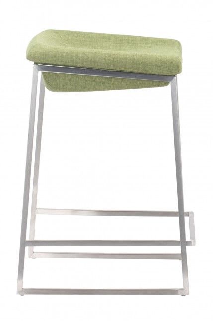 Zuo® Modern Lids Green Counter Stool-2