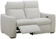 Flexsteel® Ava Silver Sand Fabric Power Reclining Loveseat with Power Headrest and Lumbar-3