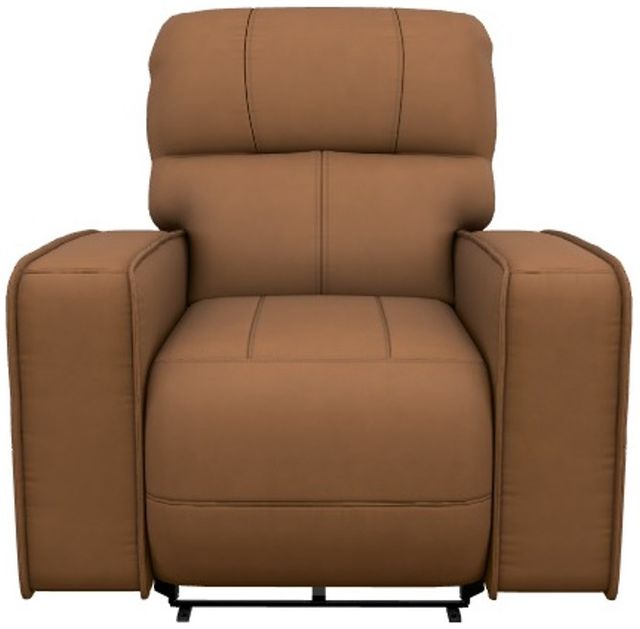 La-Z-Boy® Maddox Camel Leather Power Wall Recliner with Headrest and Lumbar-1