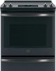 GE® 30" Slide In Electric Range-Black Slate-JS760FLDS-0