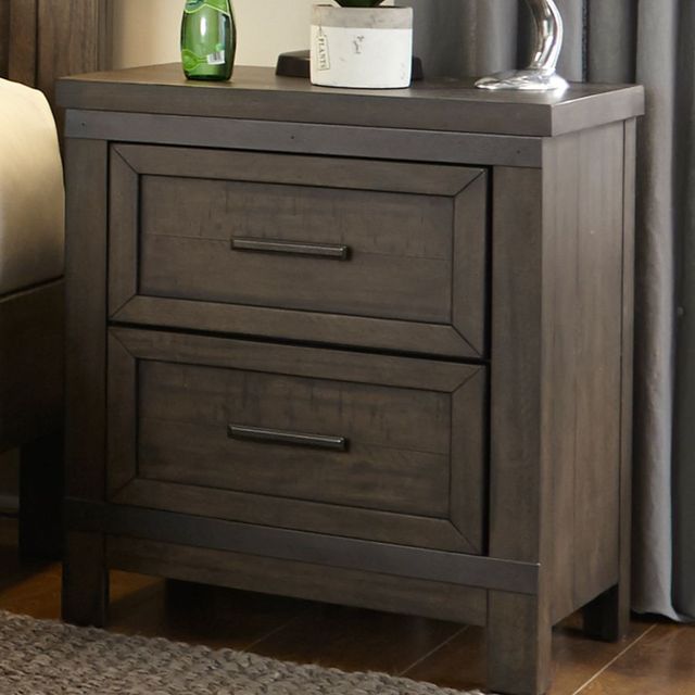 Liberty Furniture Thornwood Hills Rock Beaten Brown Youth Nightstand-1