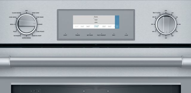 Thermador® Professional® 30" Stainless Steel Oven/Micro Combo Electric Wall Oven-2