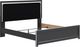 Signature Design by Ashley® Zuraleus 4-Piece Black Upholstered King Panel Bedroom Set-1