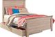 Signature Design by Ashley® Willowton 6-Piece Whitewash Twin Panel Bed Set-1